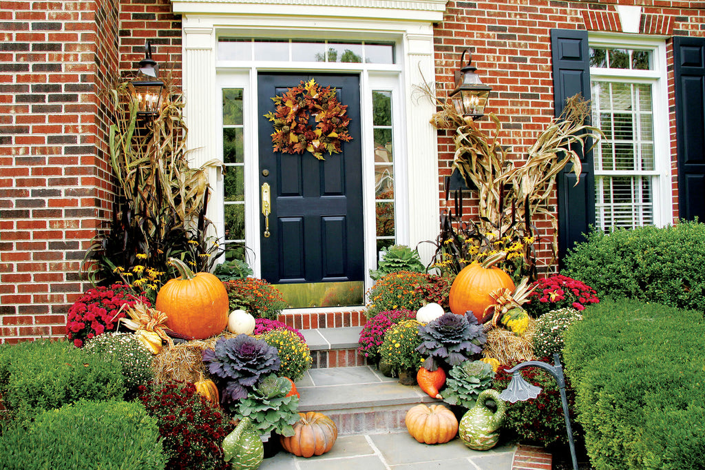 DIY Fall Front Door Decorating!