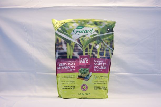 An image of a bag of aggro mix soil