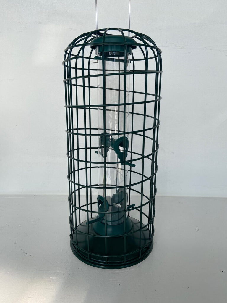 Image of a squirrel-proof bird feeder